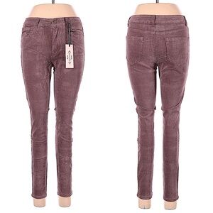 NEW ✨ Nanette Lepore brown pepper corn corduroy Hamilton skinny pants size 28